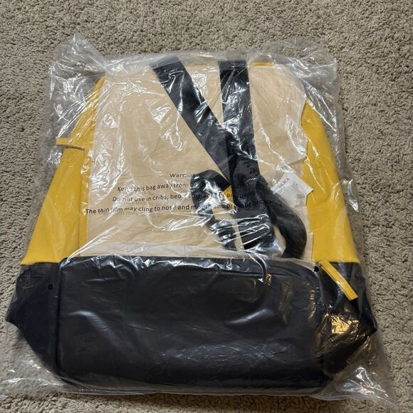 Atley James Backpack Yellow *NEW WITH TAGS* Designer In Original Bag Rare!! - Picture 7 of 7